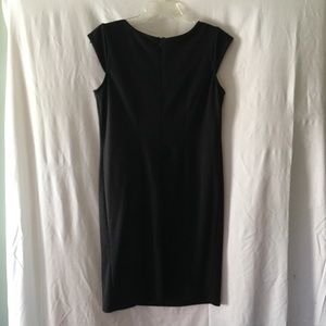 As studios AA   Black vintage knee length dress